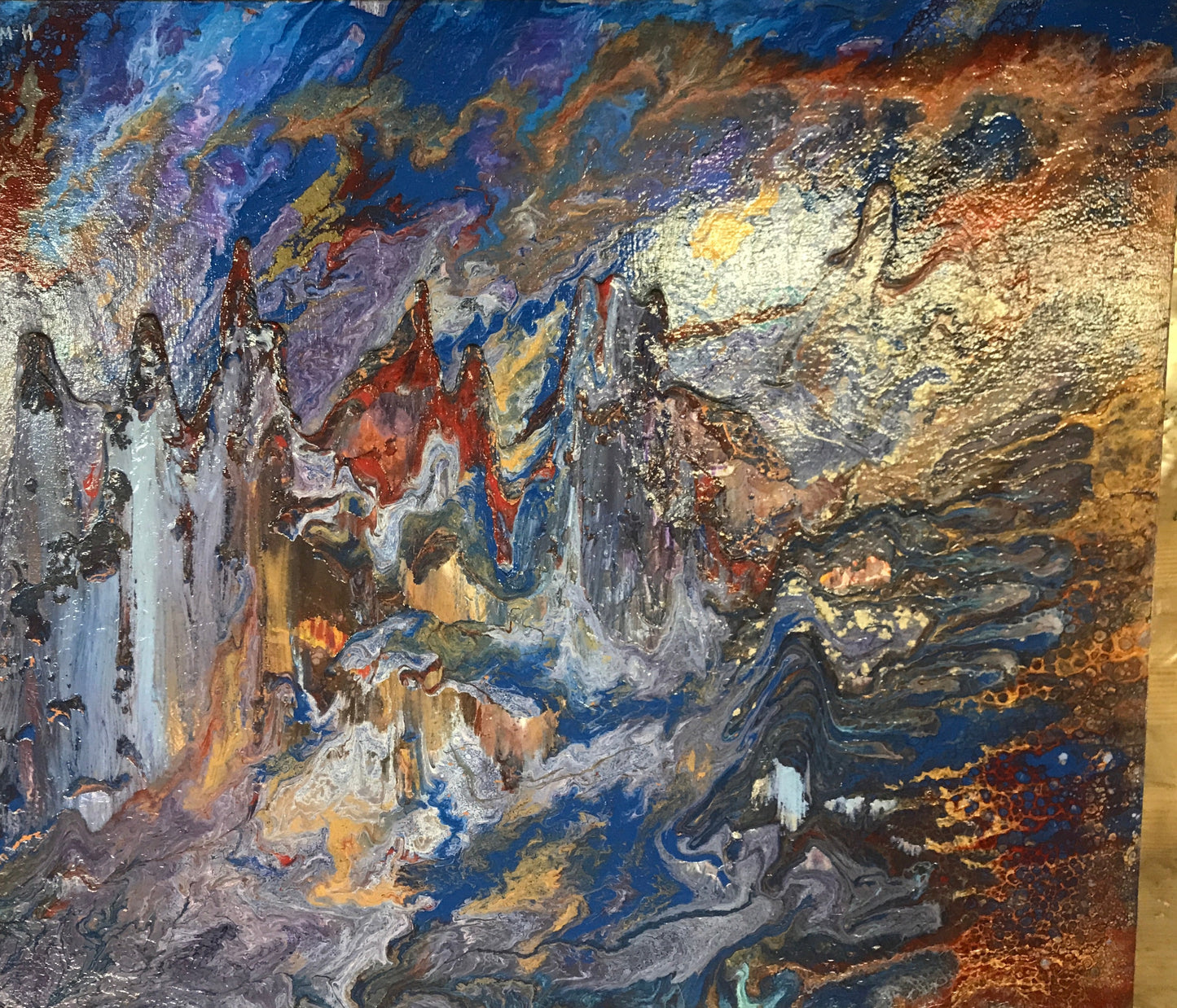 Acrylic Run Textured AR11 65x60cm