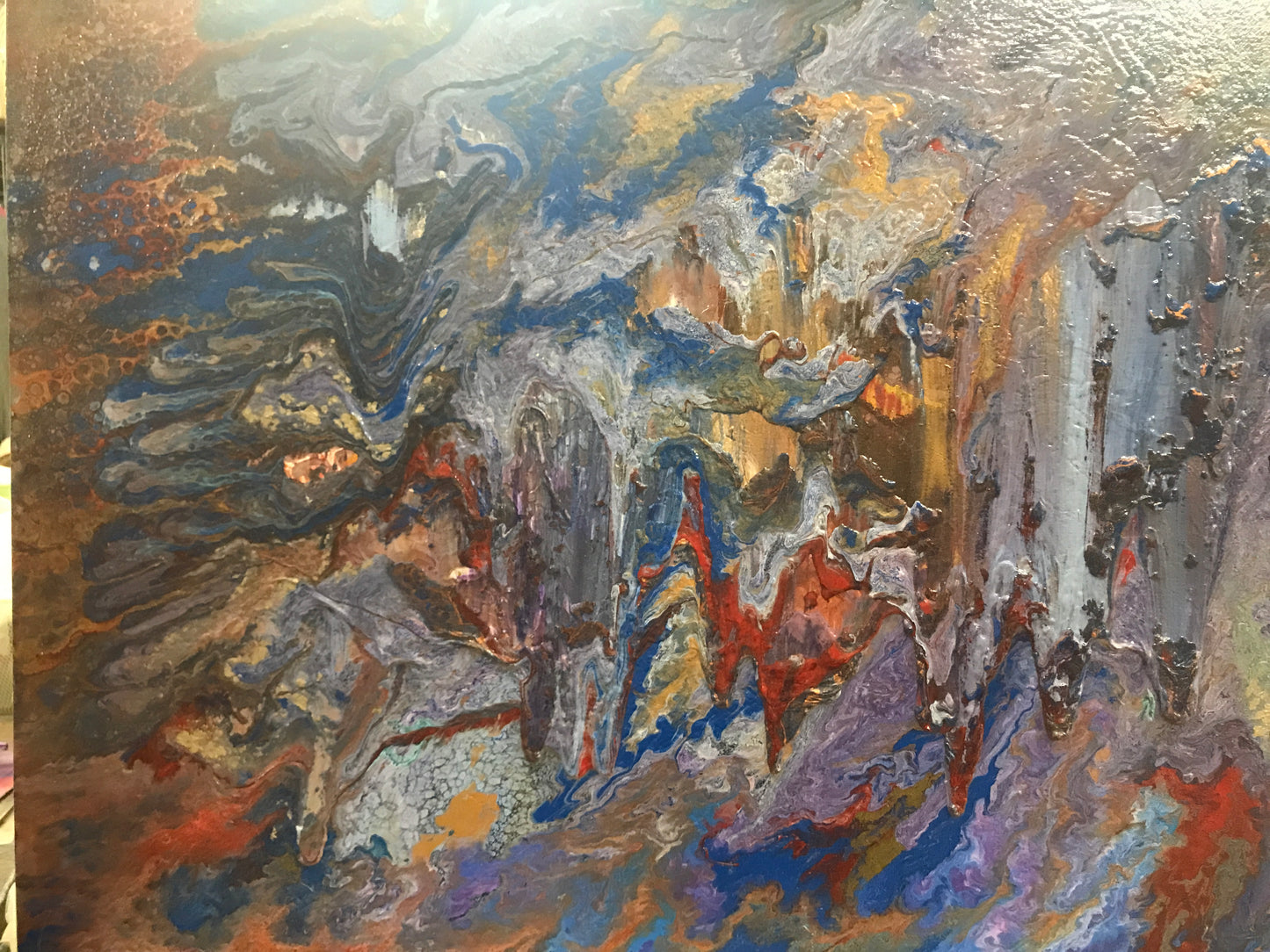 Acrylic Run Textured AR11 65x60cm