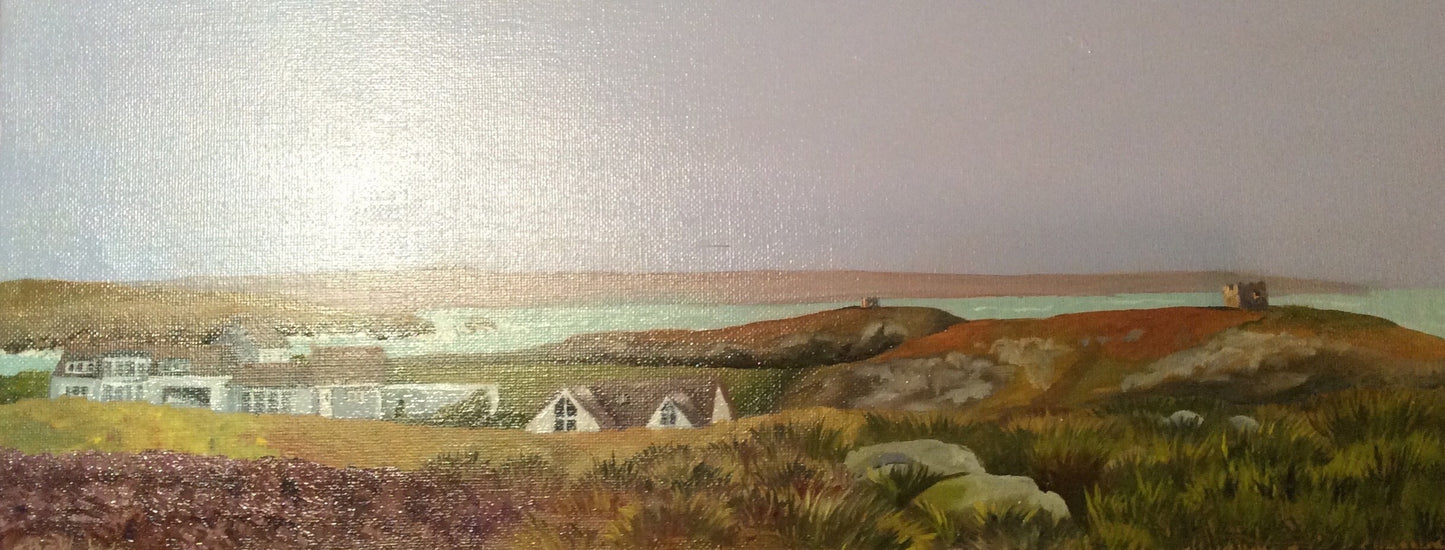 View from The Point Rhoscolyn small Oil on Canvas NA