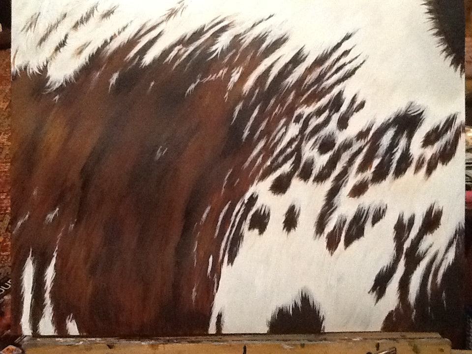 Original Artwork of Long Horn Coat