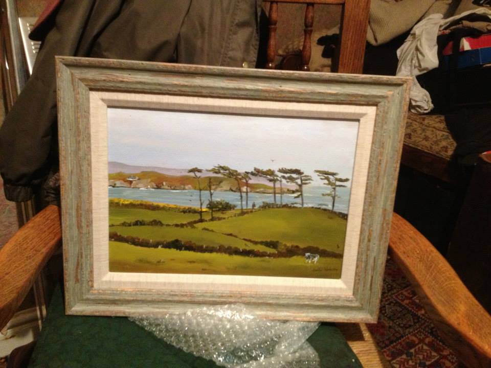 Rhoscolyn View en route to the Point - Oil on Canvas Board Original - Sold