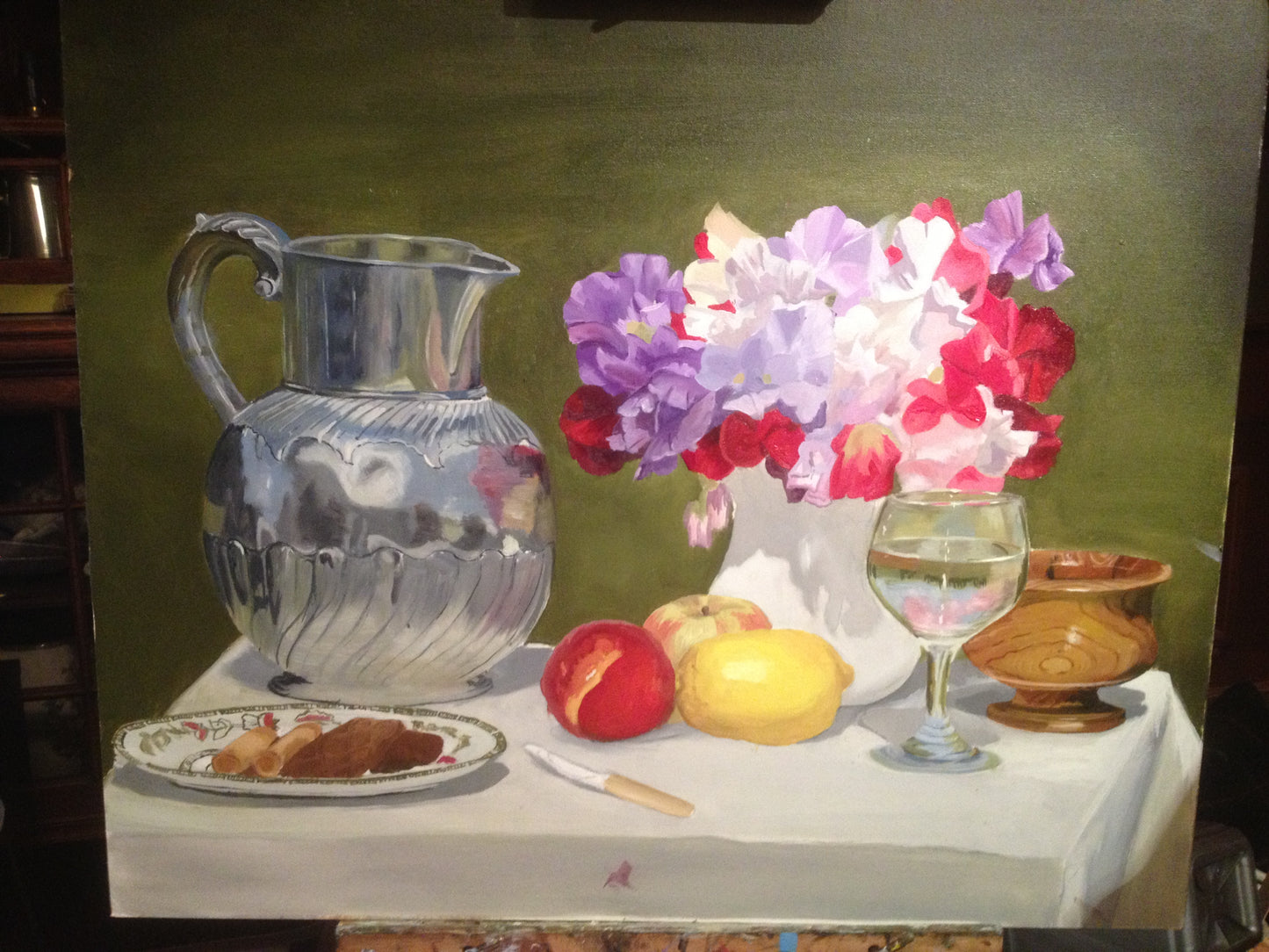 Afternoon Tea Oil on Canvas Reserved