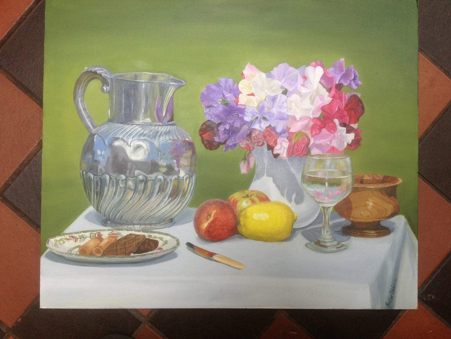 Afternoon Tea Oil on Canvas Reserved
