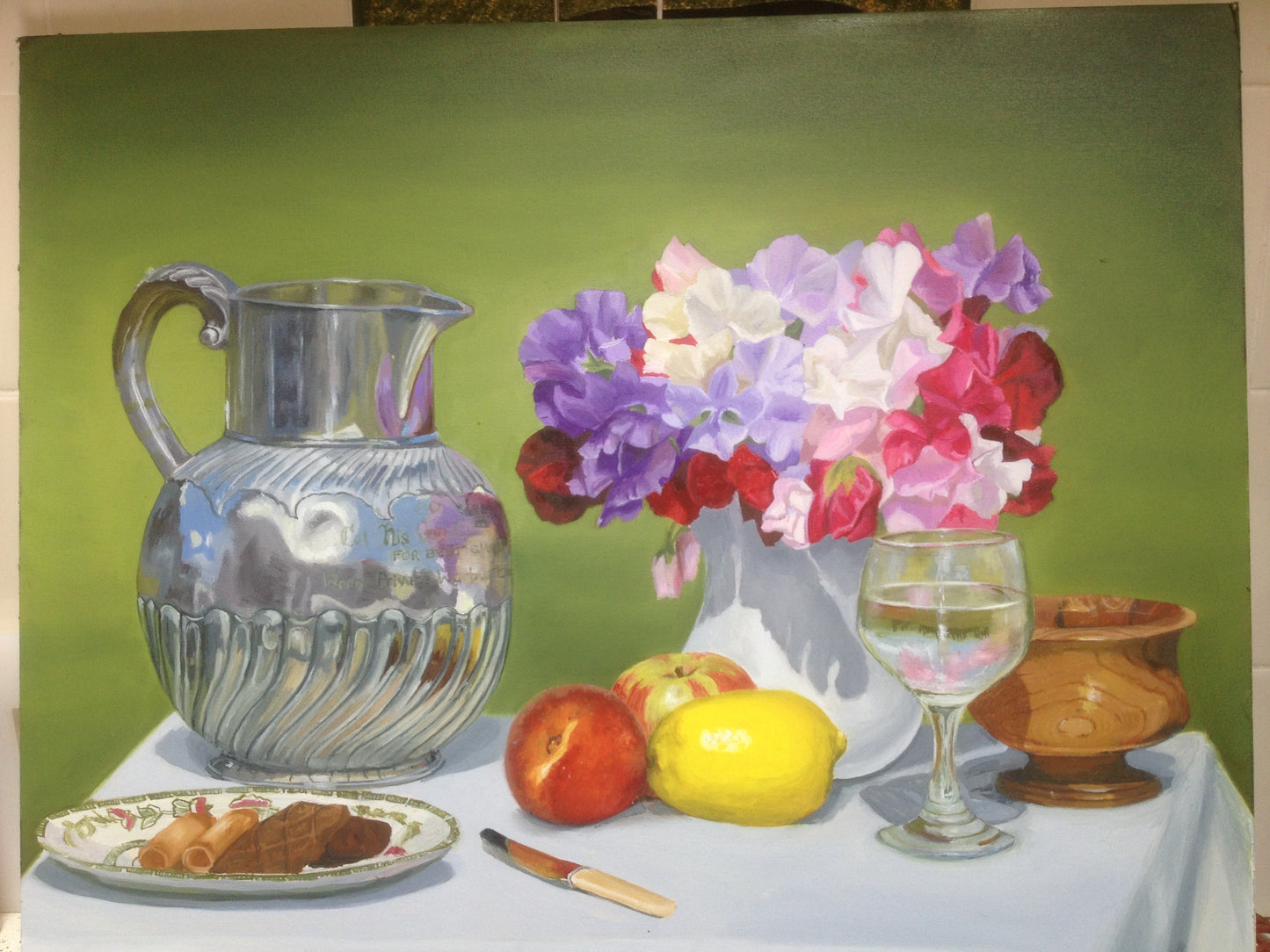 Afternoon Tea Oil on Canvas Reserved