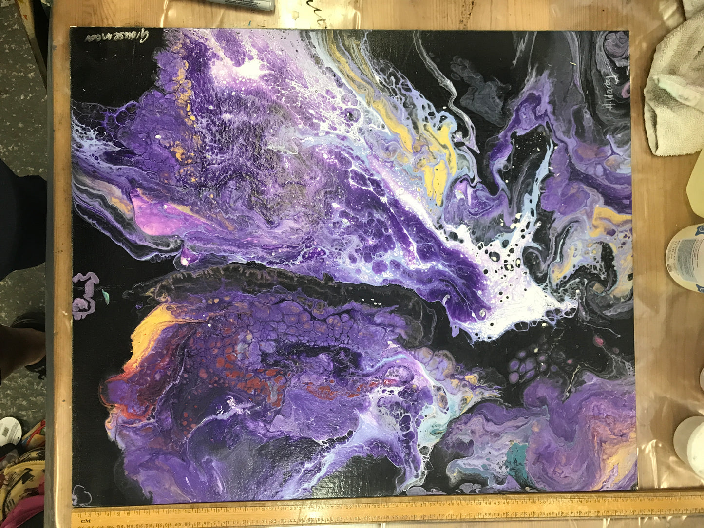 Acrylic Run Purple AR3 24x20"