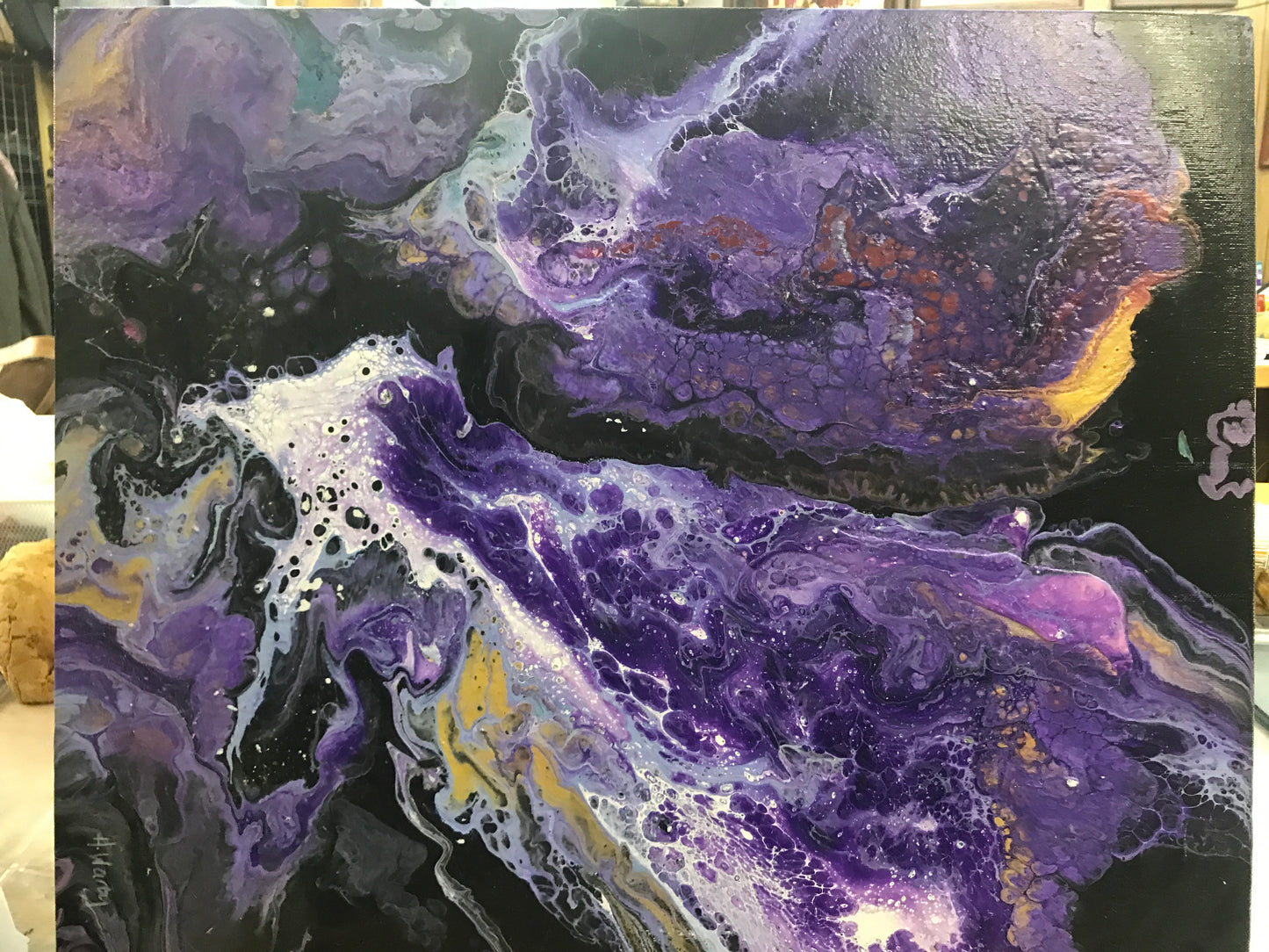 Acrylic Run Purple AR3 24x20"