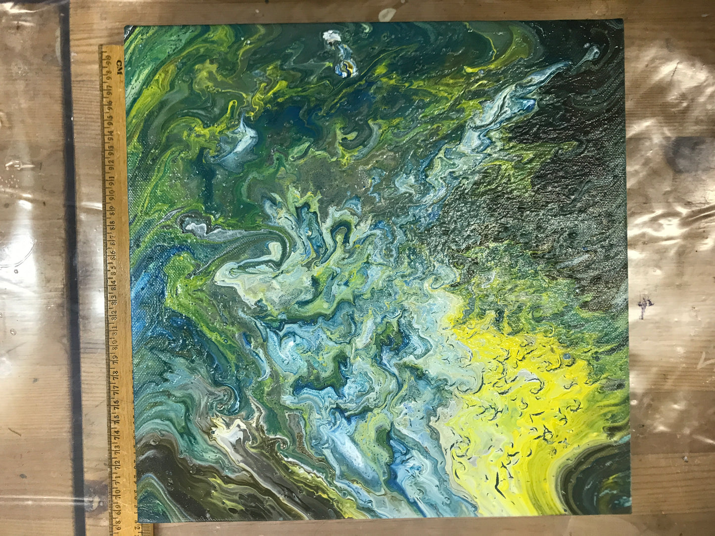 Acrylic Run 30x30cm  AR19 Greens