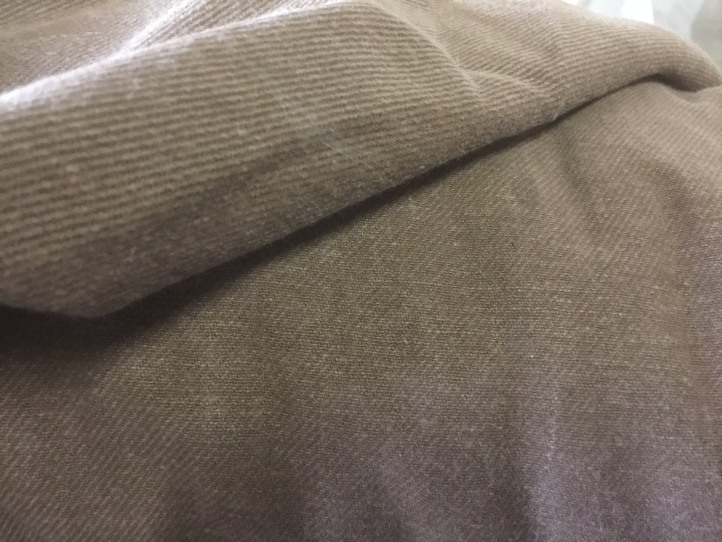 Fabric Muted Brown Trouser weight per Metre