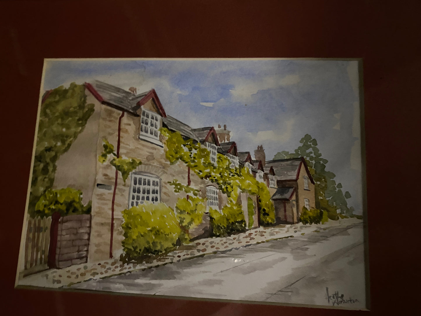 Rostherne Village Watercolour - Original