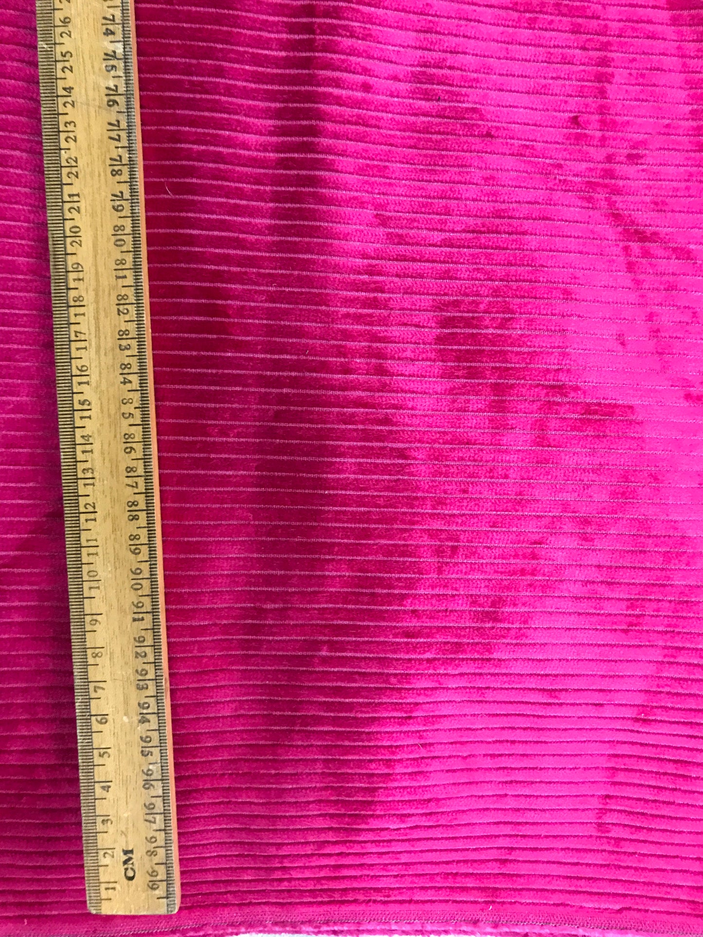 Fabric Corduroy Pink Bright 7.5M x 150cm wide piece